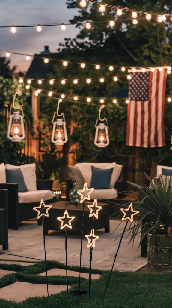 4th of July House with an American Flag — Bright Decor and Cozy Ideas