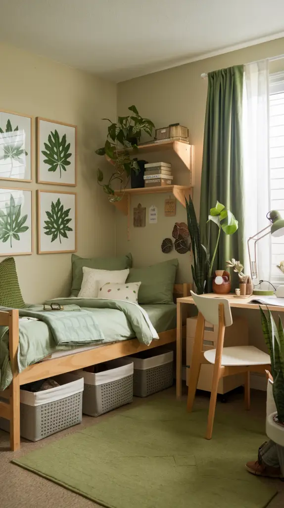 Earthy Dorm Room Ideas 2025: 27 Cozy & Modern Layouts for College Style