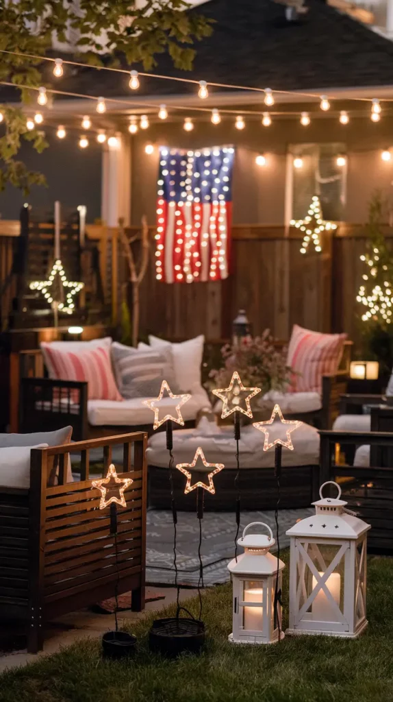 4th of July House with an American Flag — Bright Decor and Cozy Ideas