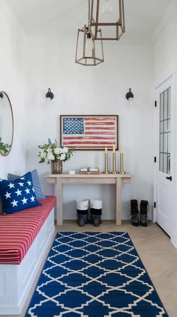 4th of July House with an American Flag — Bright Decor and Cozy Ideas