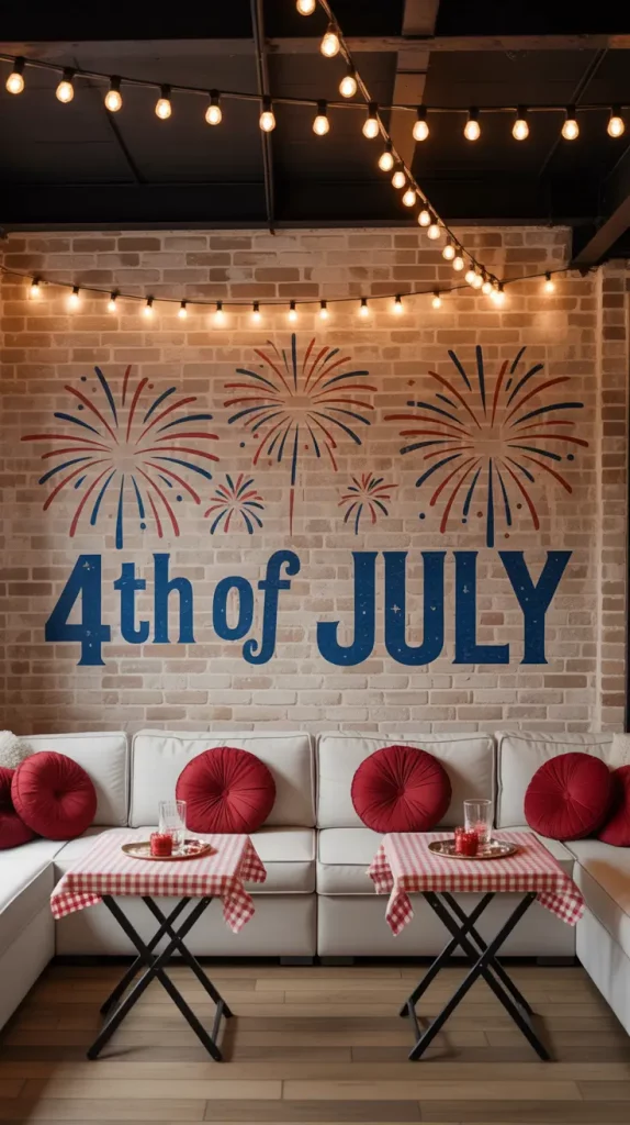 4th of July Americana Inspired Wall Decals for Stylish 2025 Celebrations