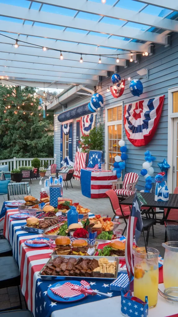 4th of July House with an American Flag — Bright Decor and Cozy Ideas