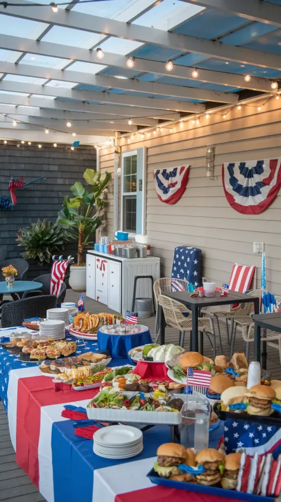 4th of July House with an American Flag — Bright Decor and Cozy Ideas