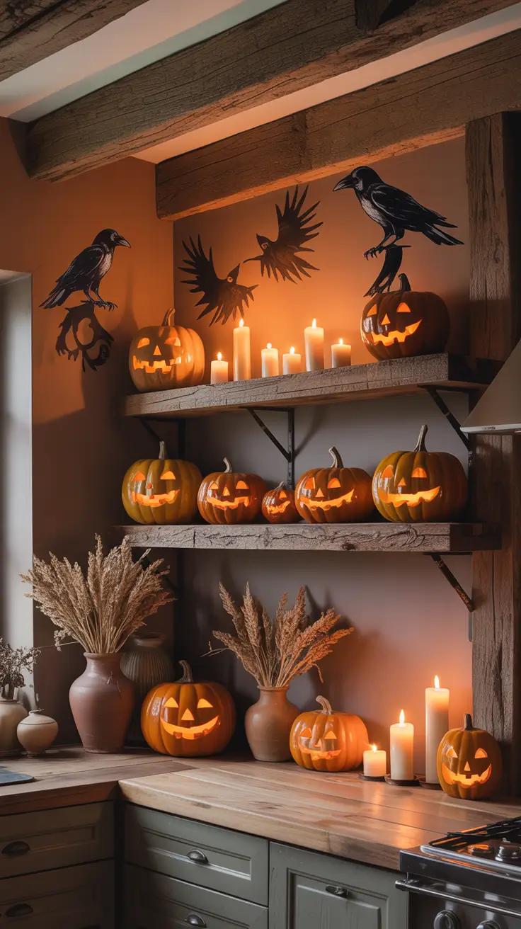 Rustic Pumpkin decorating Rustic Vibes With A Wicked Twist