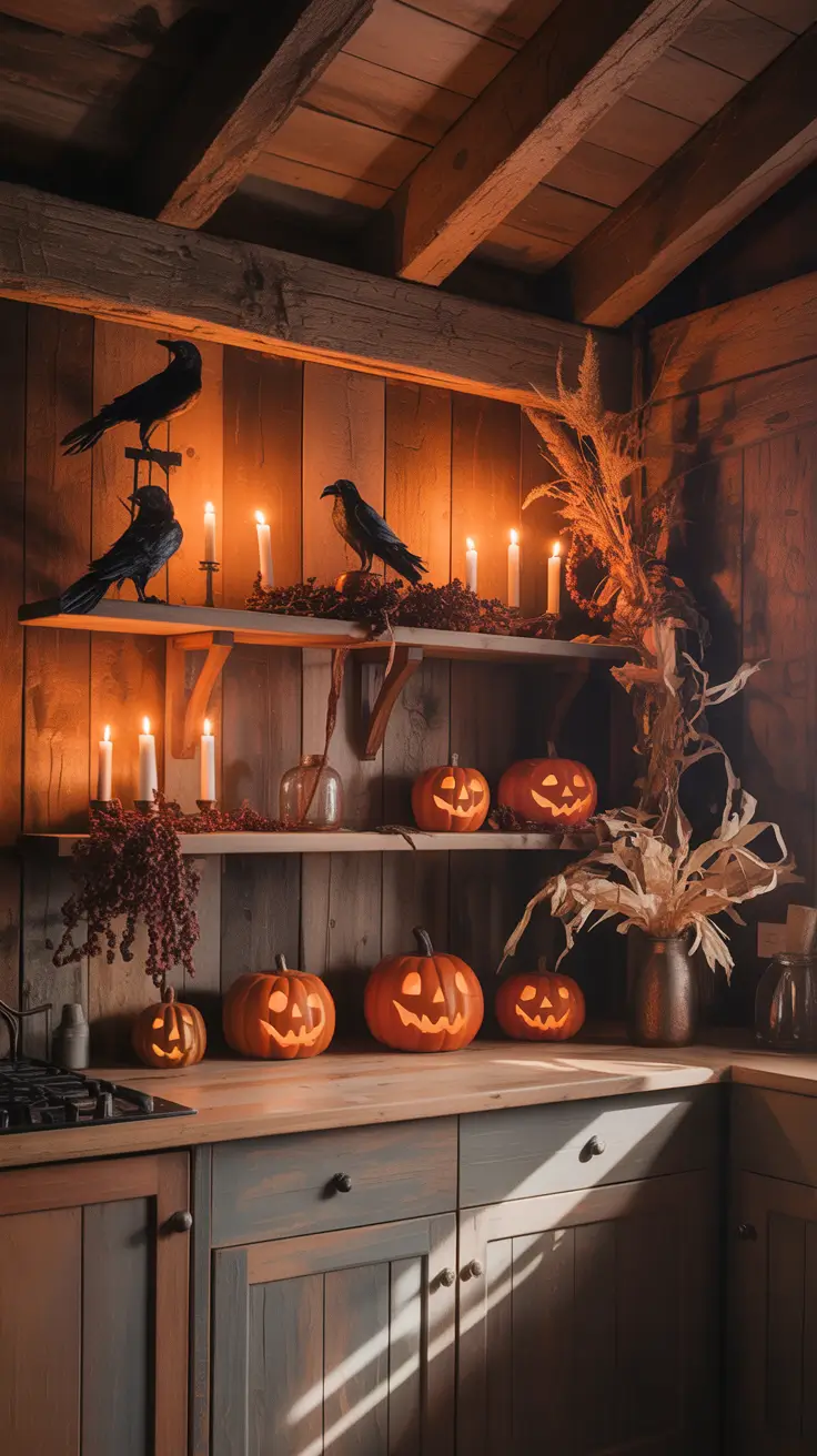 Rustic Pumpkin decorating Rustic Vibes With A Wicked Twist