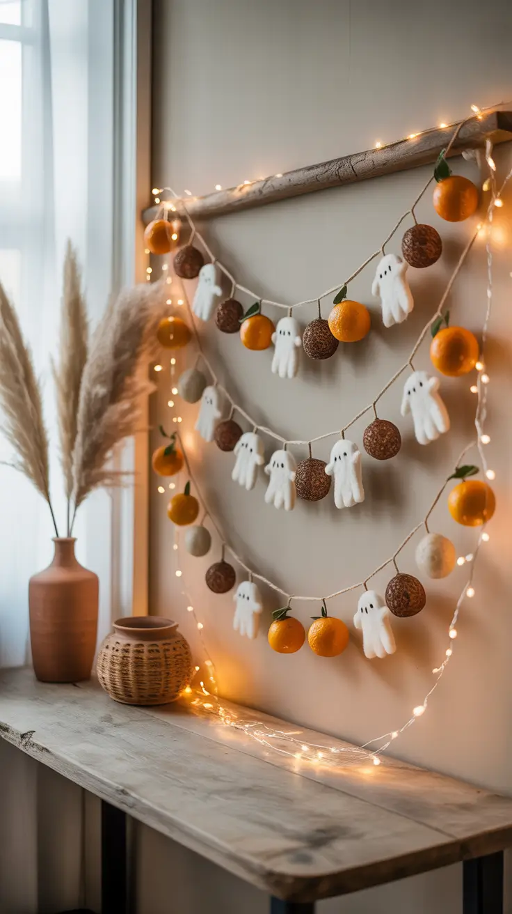 Fall Garland Ideas That Aren’t Cliché fall halloween decor ideas 2025