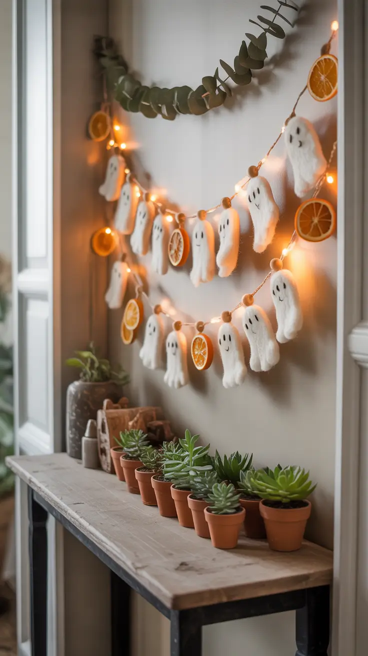 Fall Garland Ideas That Aren’t Cliché fall halloween decor ideas 2025