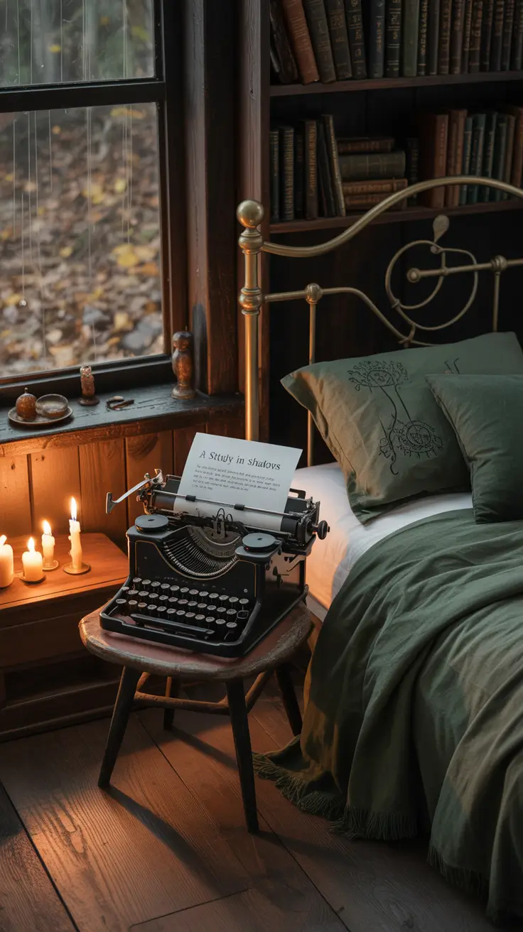 halloween bedroom decor 2025 Dark Academia Meets Halloween 2025