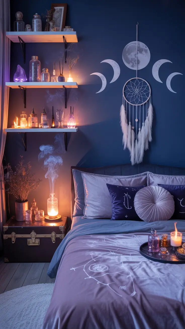 halloween bedroom decor 2025 Witch-Inspired Bedroom Vibes For Modern Witches