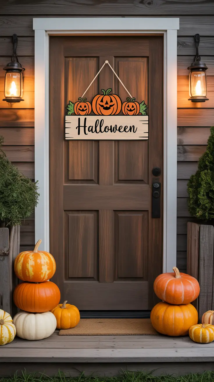 halloween door hangers ideas 2025 Colorful Painting Ideas For Handmade Halloween Door Hangers