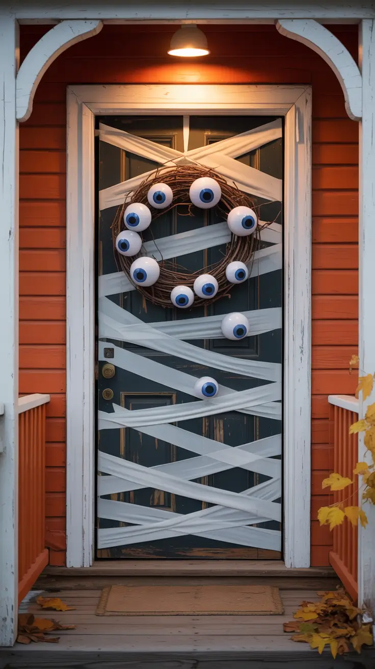 Halloween Front Porch Decor Ideas 2025 DIY Halloween Door Decorations That Stand Out