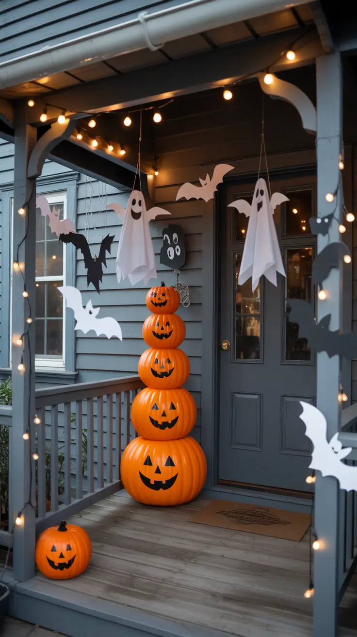 Halloween Front Porch Decor Ideas 2025 Dollar Tree Halloween Porch DIY Hacks That Impress