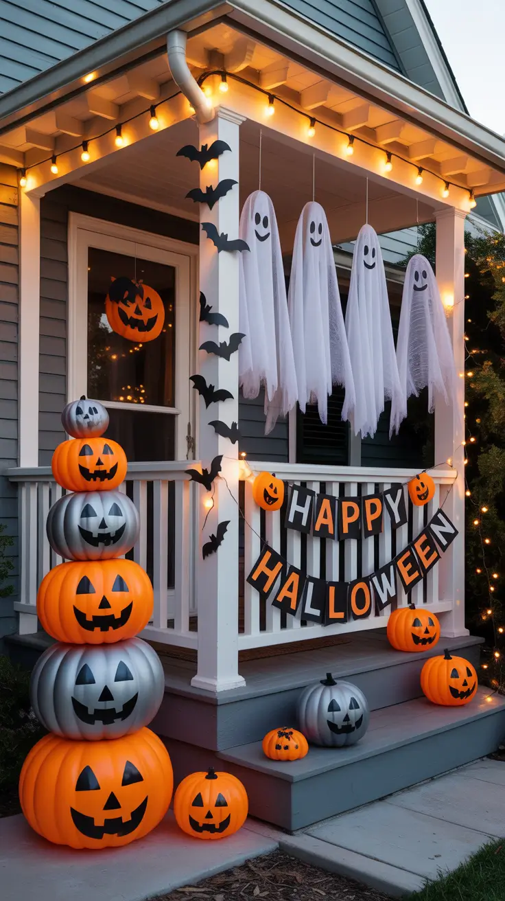 Halloween Front Porch Decor Ideas 2025 Dollar Tree Halloween Porch DIY Hacks That Impress