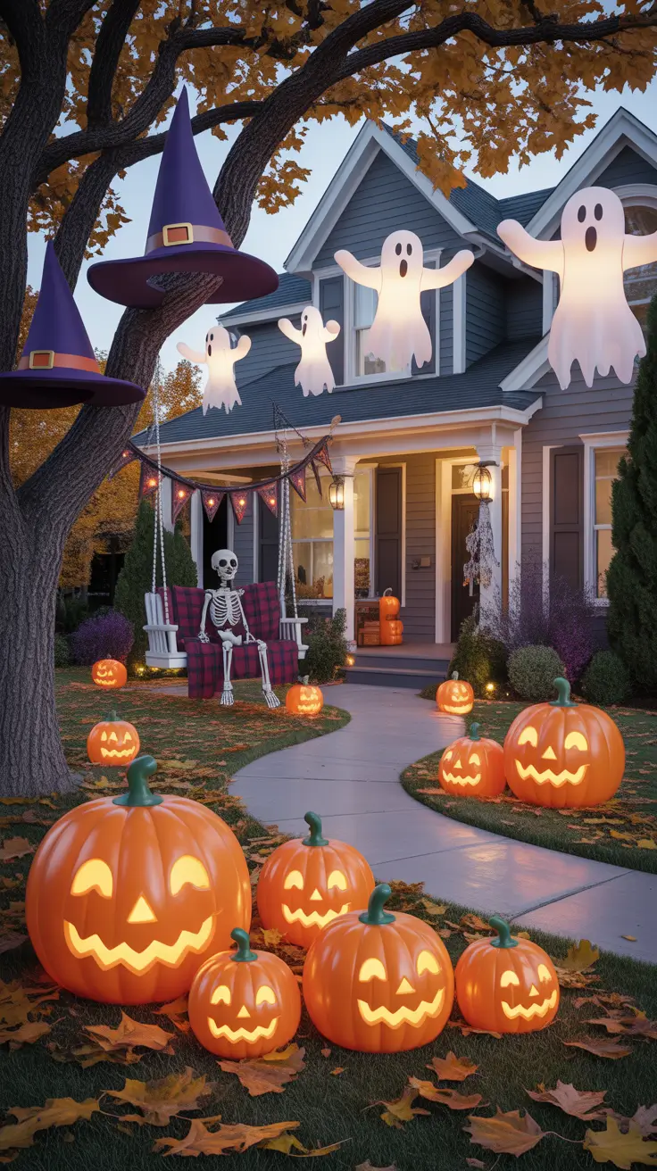 halloween home decor ideas 2025 Fall and Fun: A Halloween Porch Full of Personality