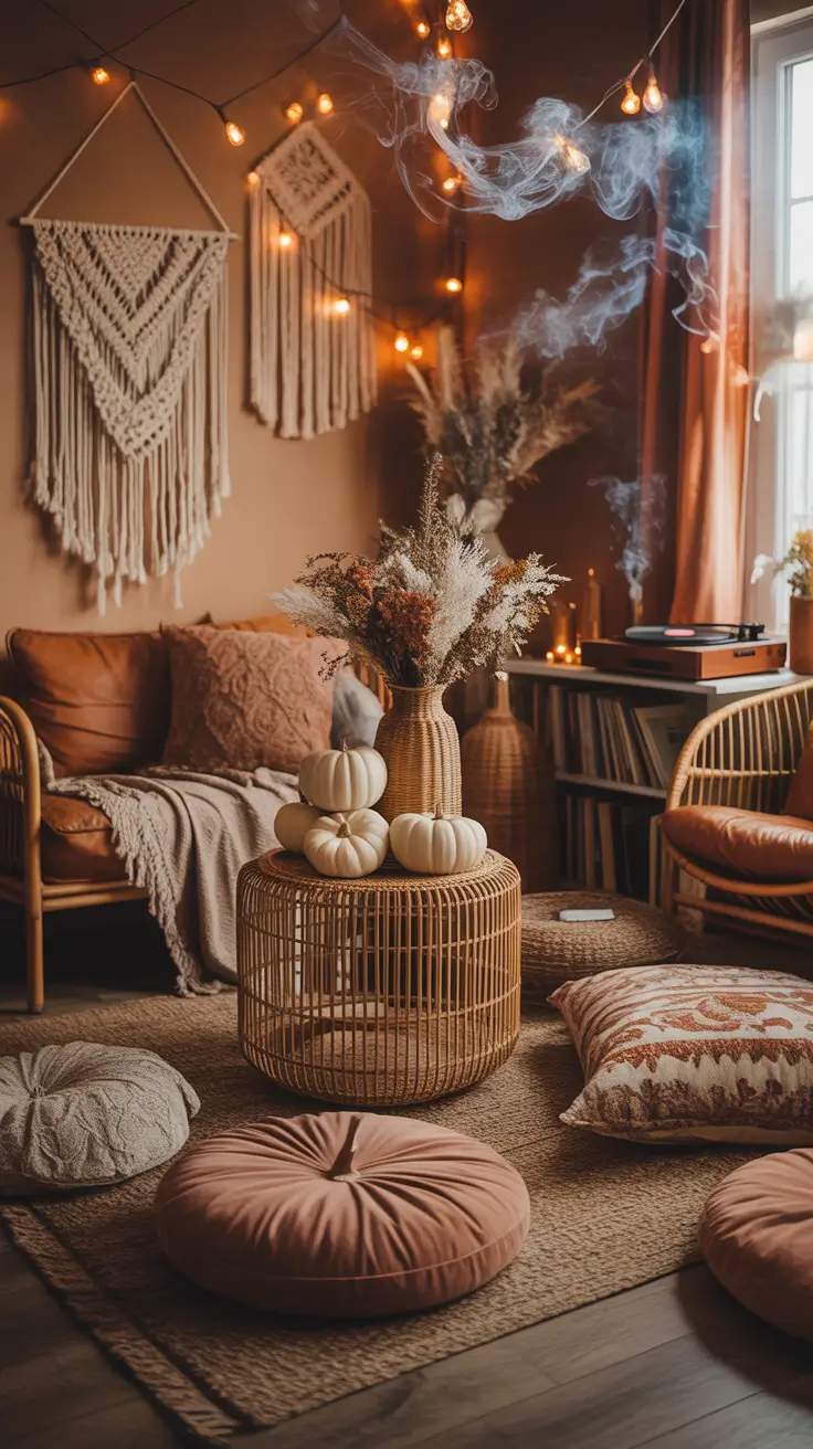 halloween home decor ideas 2025 Boho Halloween: Earthy, Cozy, and a Little Bit Magic