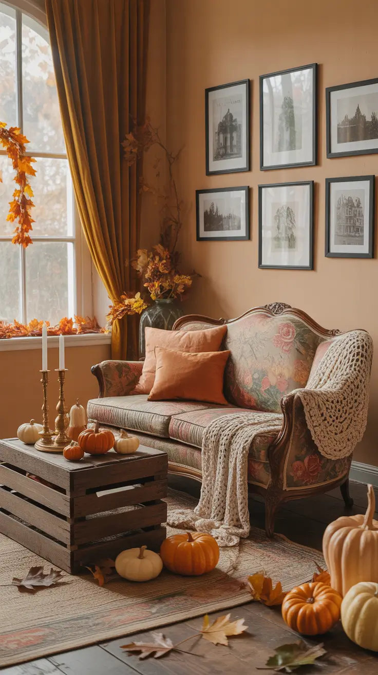 halloween home decor ideas 2025 Vintage Halloween Vibes With a Touch of Whimsy