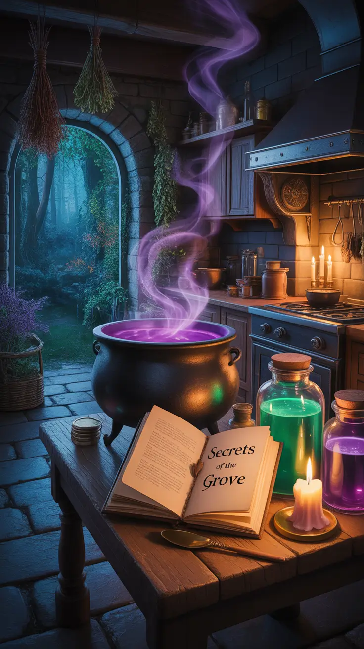 halloween kitchen decor ideas 2025 Witch’s Brew Central