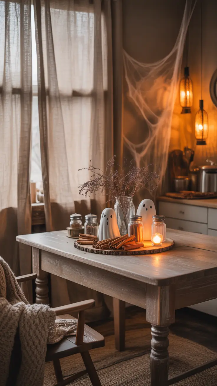 halloween kitchen decor ideas 2025 Haunted Yet Homey