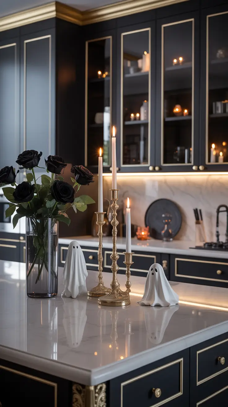 halloween kitchen decor ideas 2025 Elegant Enchantments: Sophisticated Halloween Kitchen Looks