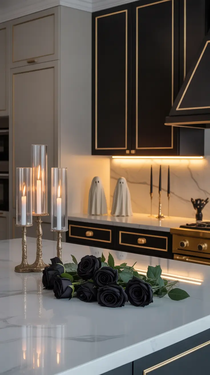halloween kitchen decor ideas 2025 Elegant Enchantments: Sophisticated Halloween Kitchen Looks