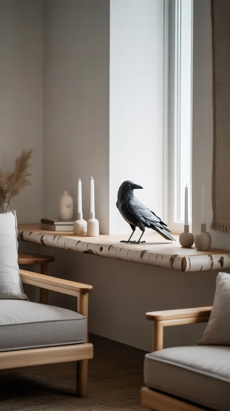 halloween mantle ideas 2025 Minimalist Halloween Mantle With Big Impact