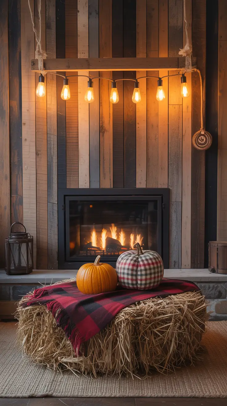 halloween mantle ideas 2025 Rustic Halloween Mantle With Country Charm