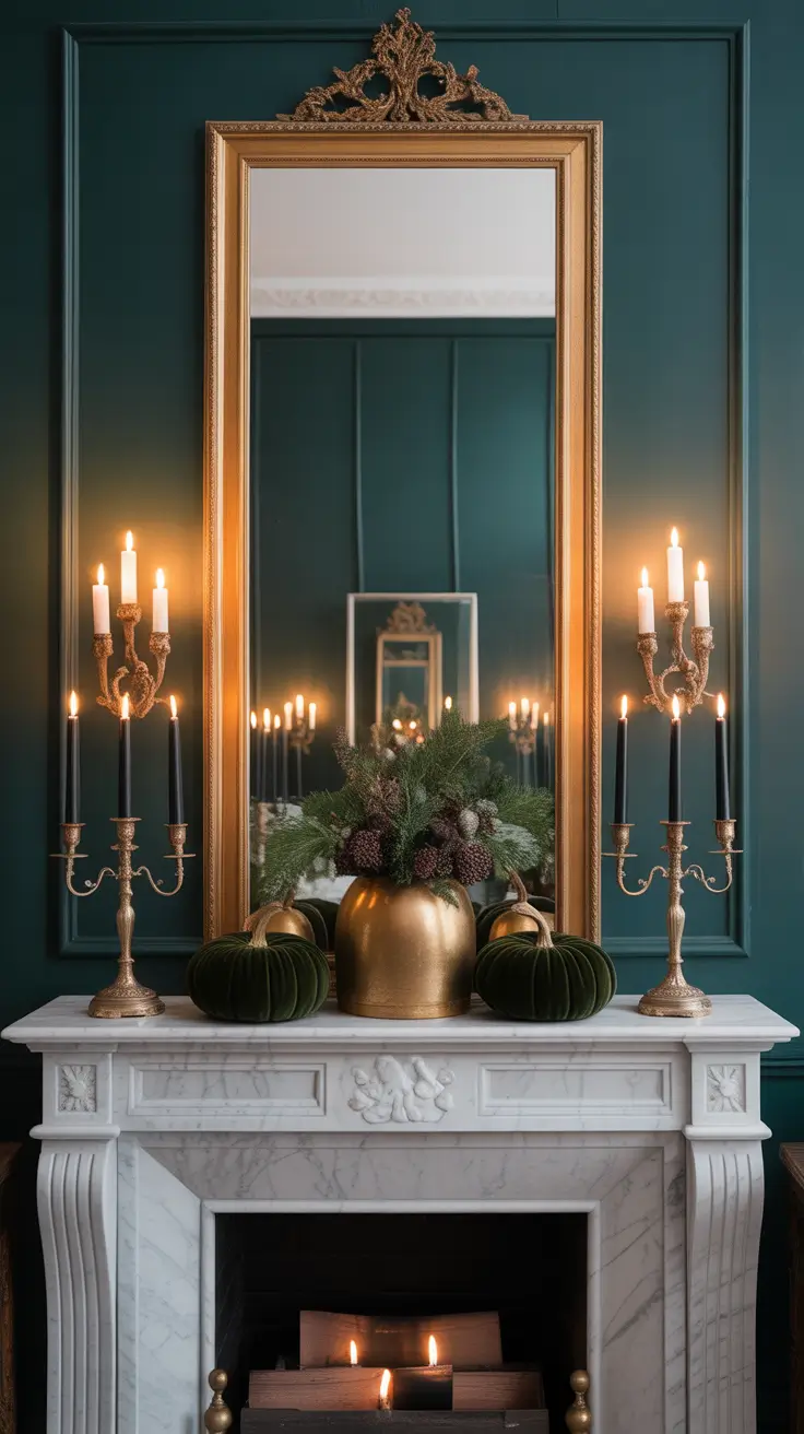 Classy halloween mantle ideas 2025