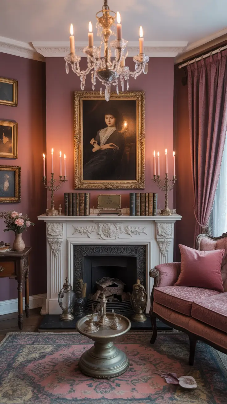 Antique halloween mantle ideas 2025