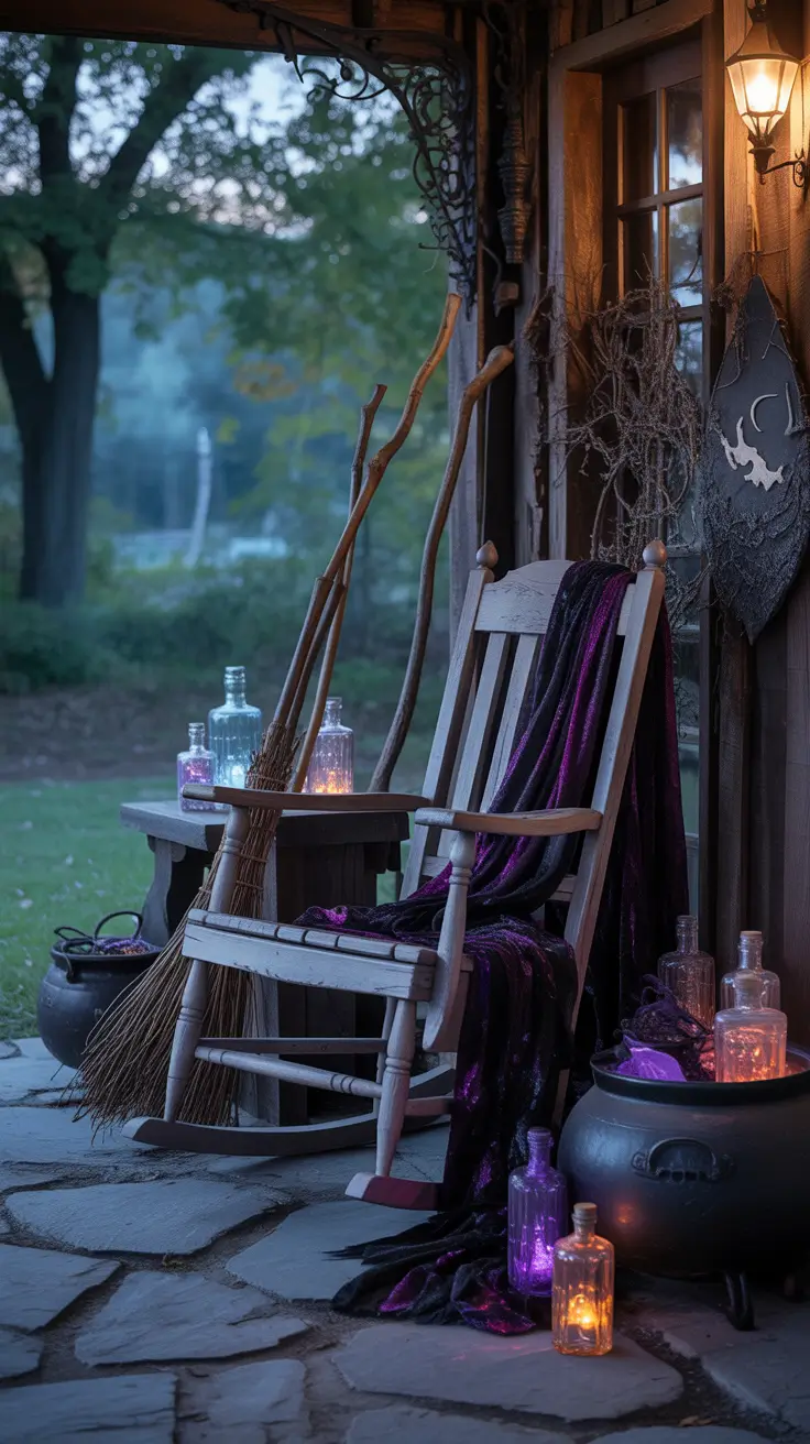 Witch halloween porch ideas 2025