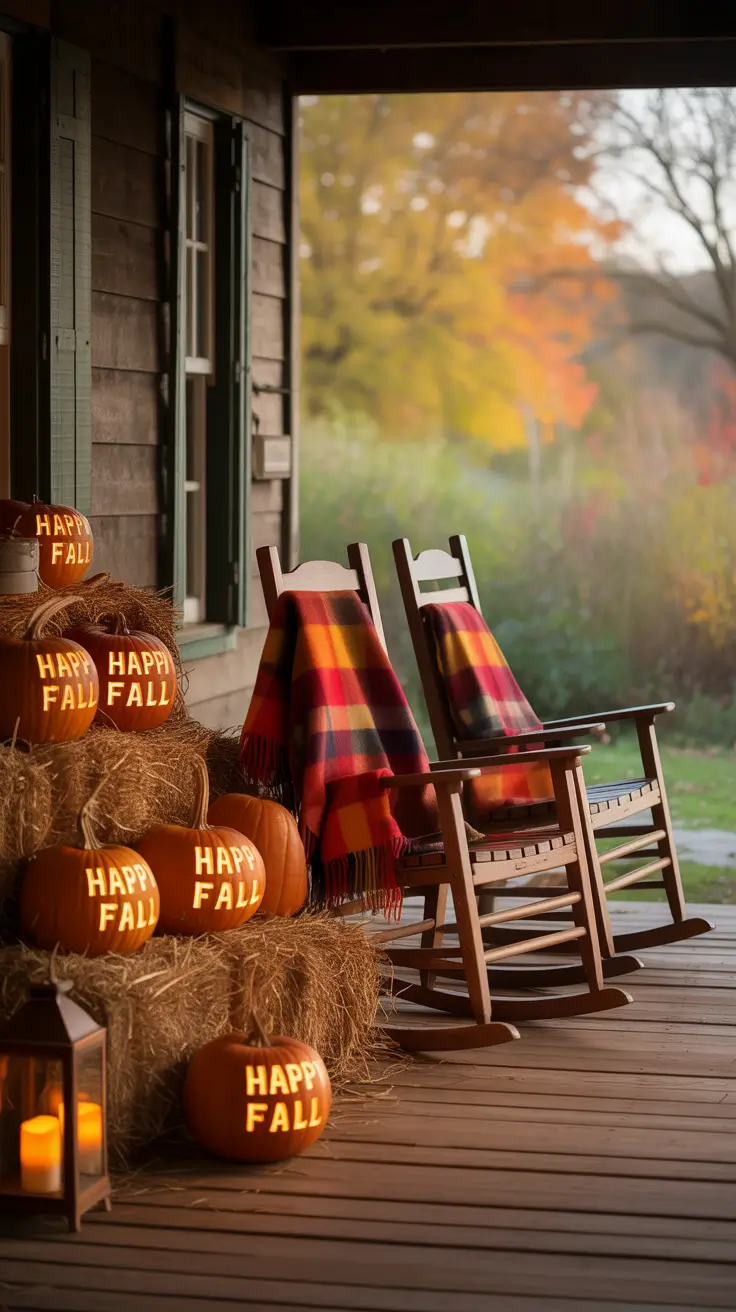 Hay halloween porch ideas 2025