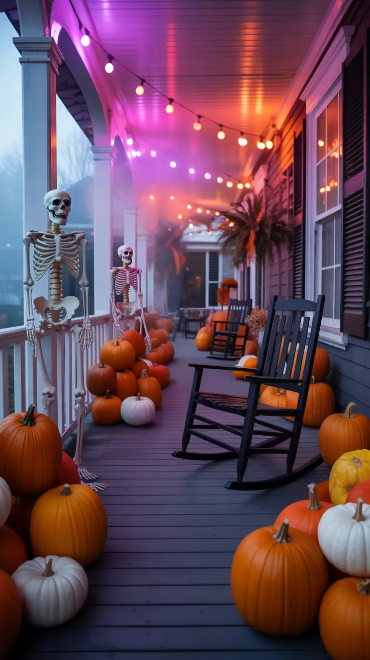 Outdoor halloween porch ideas 2025 Outdoor Halloween Porch Displays That Wow From Afar