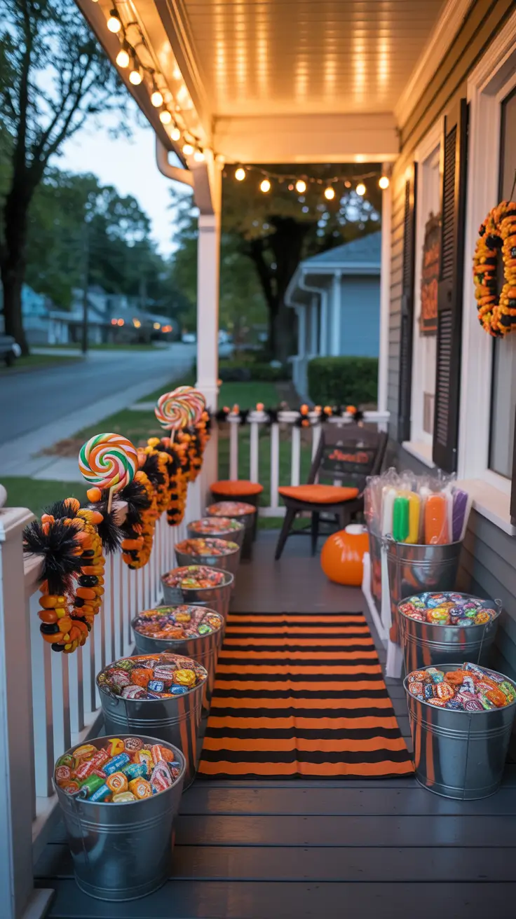 Trick-Or-Treat Ready Porch Ideas With Candy Curb Appeal