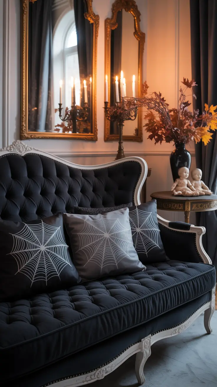 indoor halloween decor ideas 2025 Classy Meets Creepy: Elegant Ways To Scare