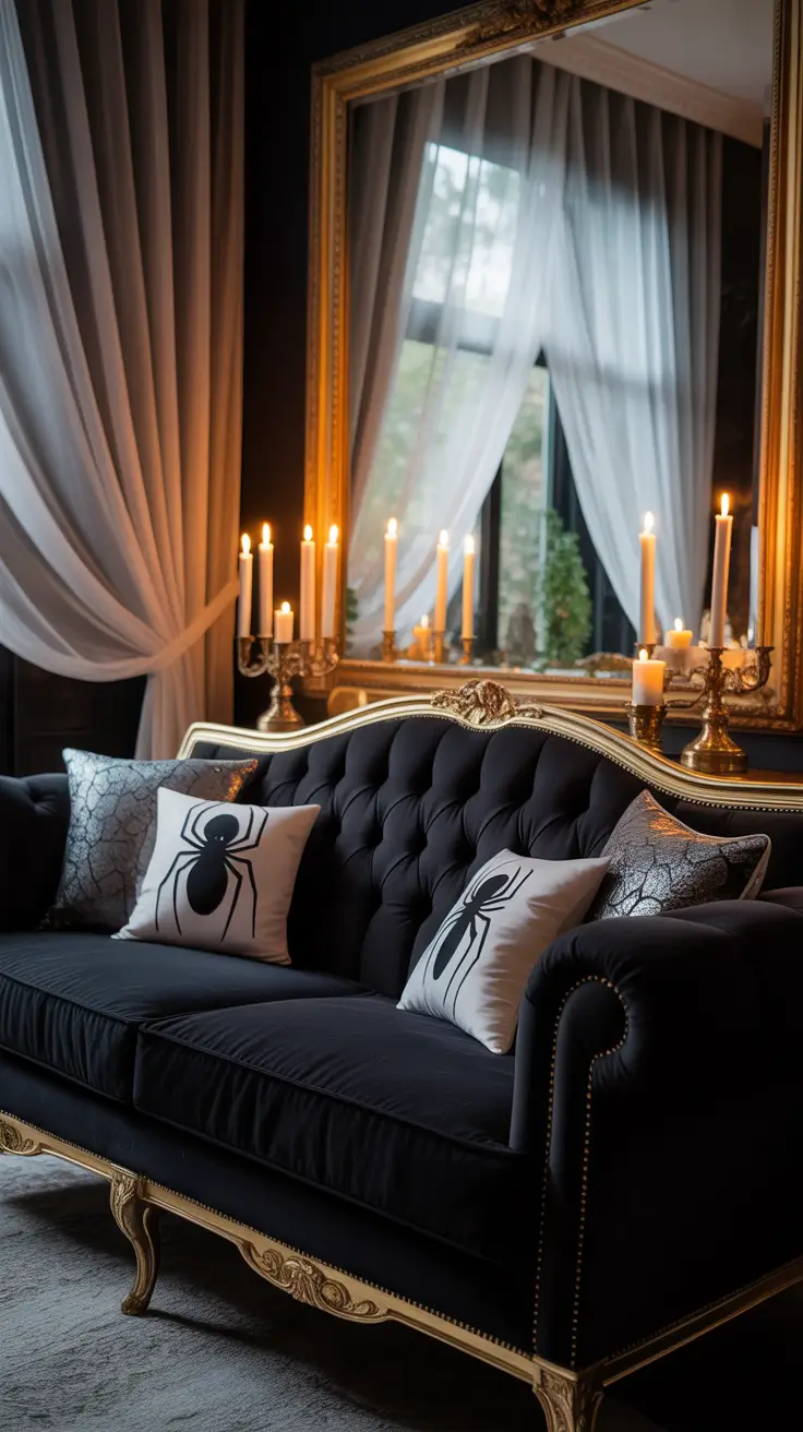 indoor halloween decor ideas 2025 Classy Meets Creepy: Elegant Ways To Scare