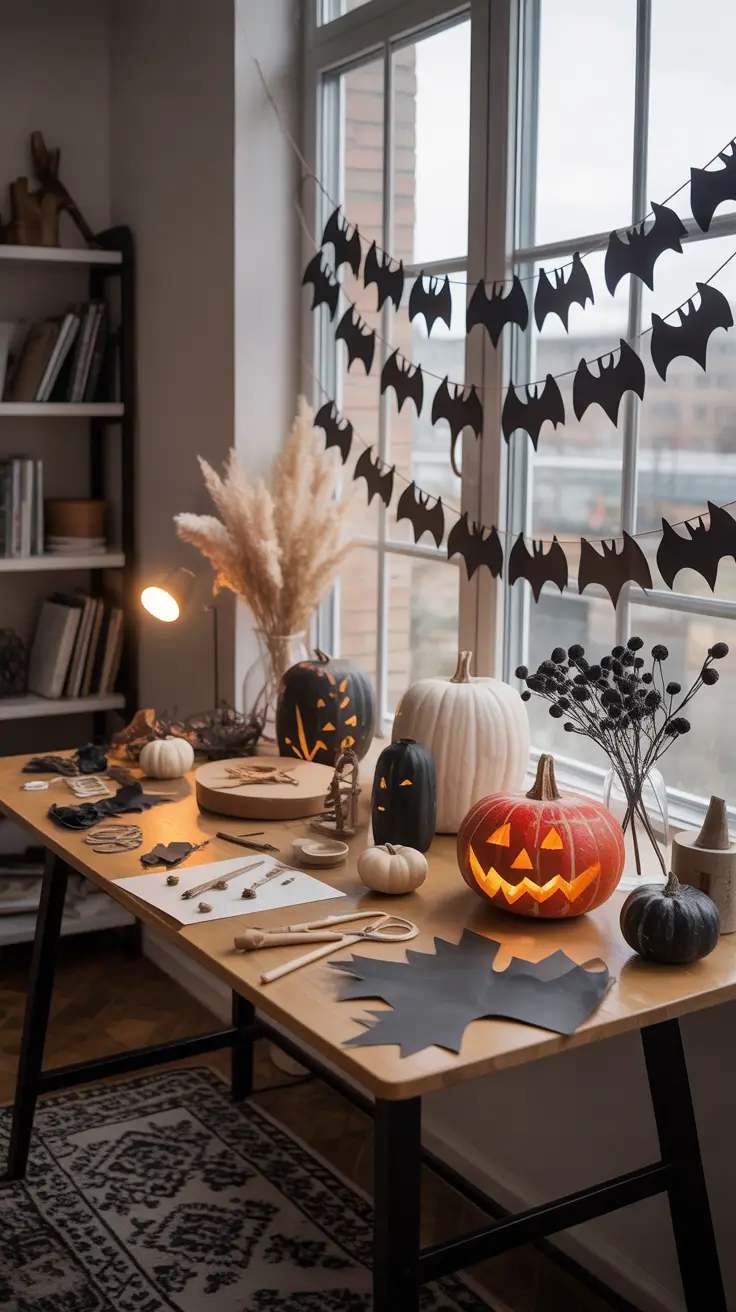 indoor halloween decor ideas 2025 Moody Lighting Ideas To Cast That Halloween Spell