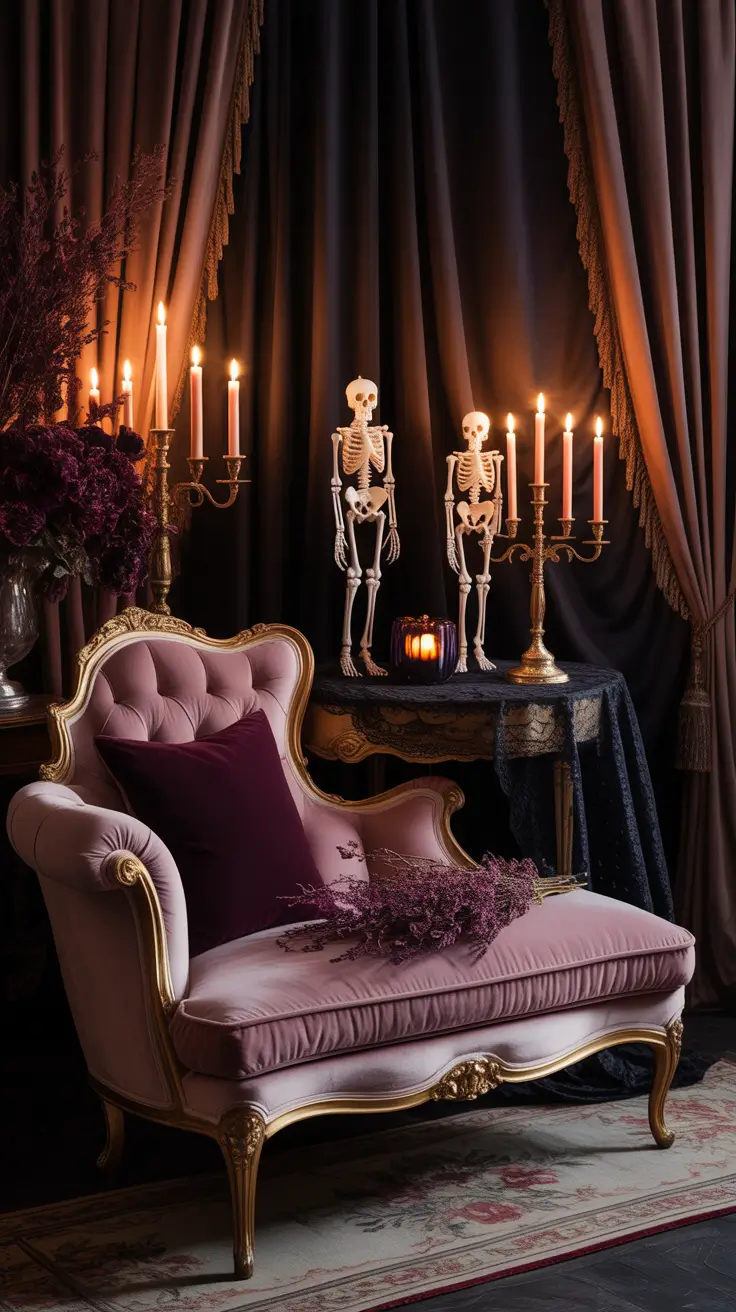 indoor halloween decor ideas 2025 Haunted Glam: The 2025 Take On Indoor Halloween Decor