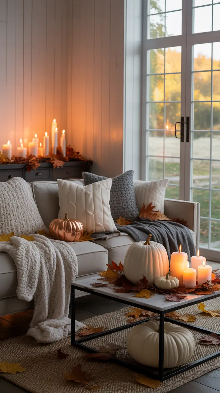 indoor halloween decor ideas 2025 Pumpkin Chic: Styling With Classy Gourds Indoors