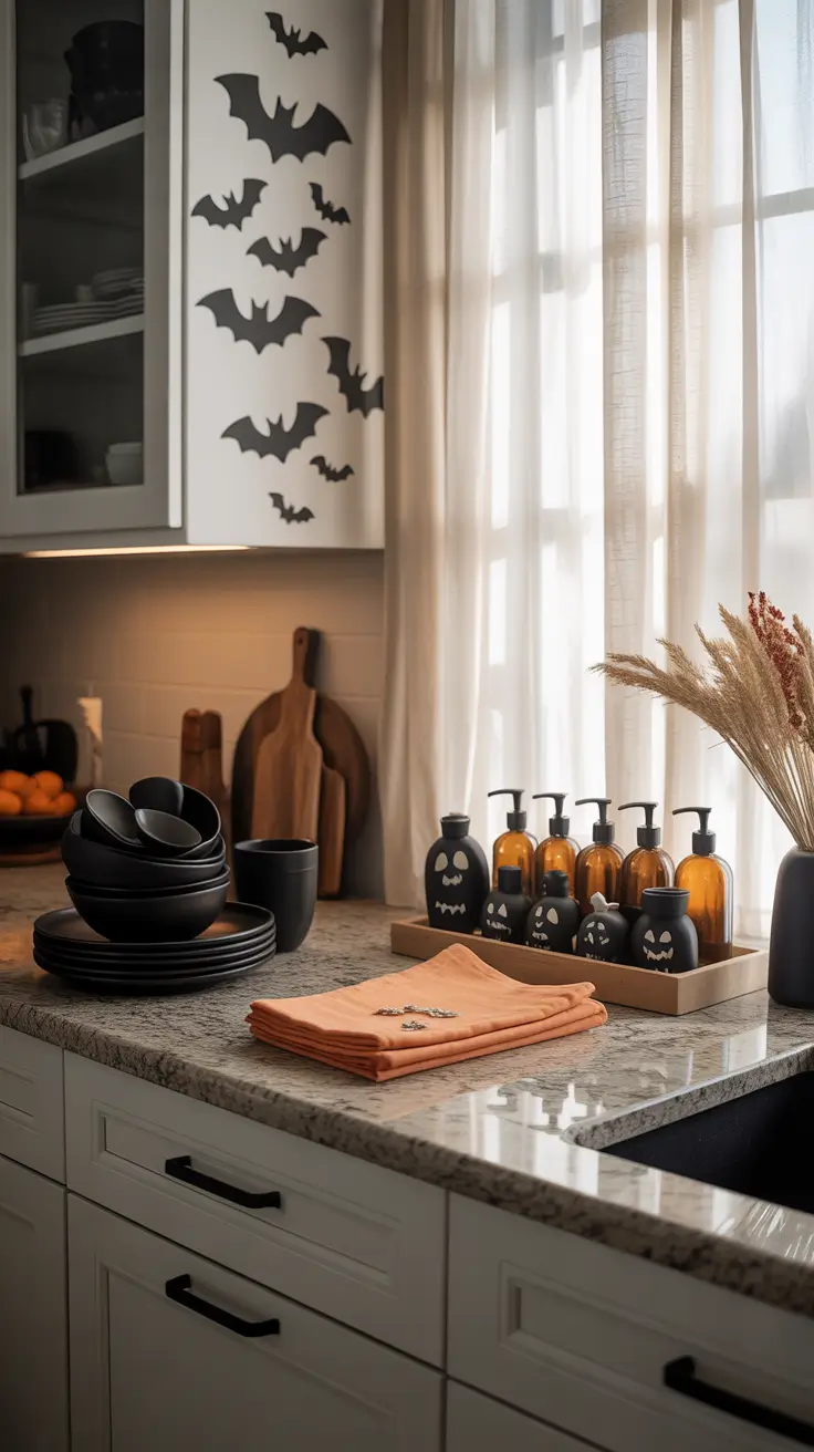 indoor halloween decor ideas 2025 Haunted Glam