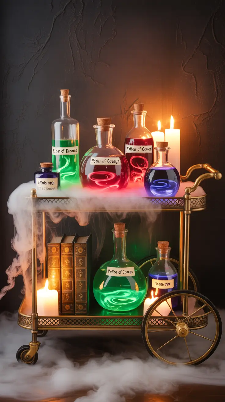 indoor halloween decor ideas 2025 Potions & Elixirs