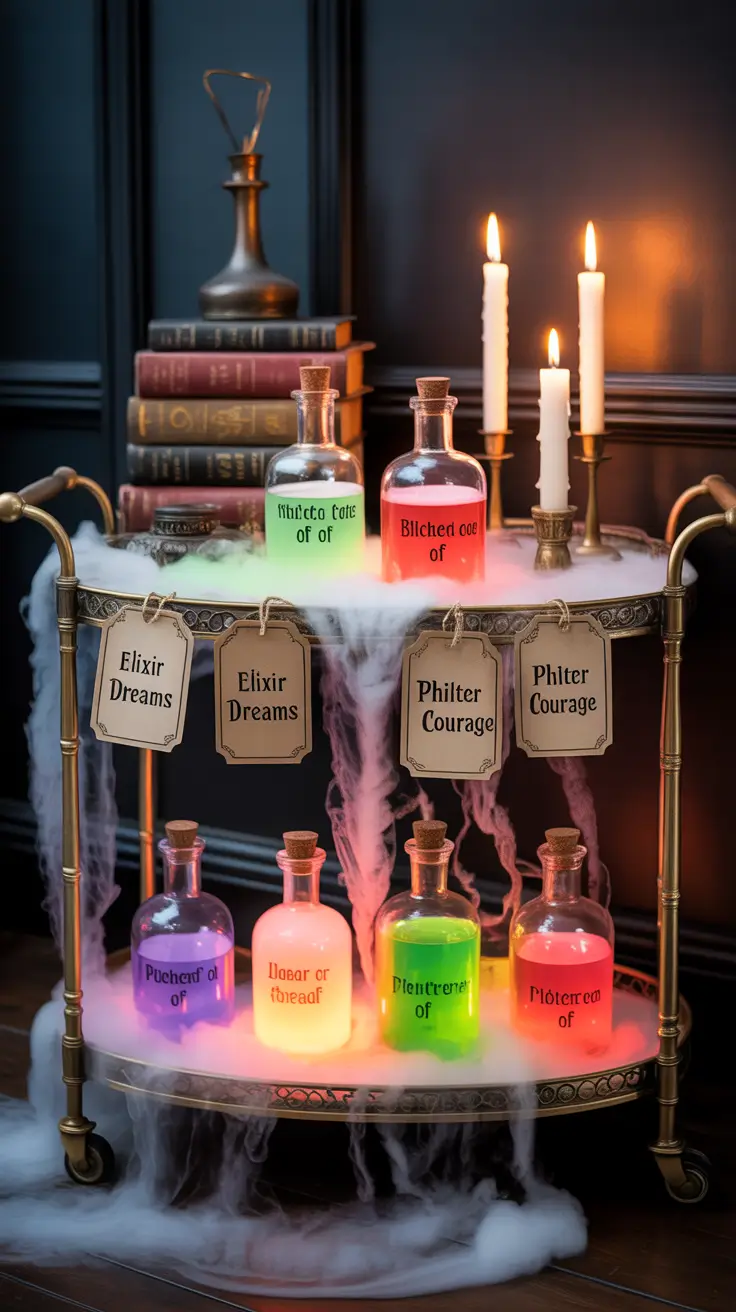 indoor halloween decor ideas 2025 Potions & Elixirs