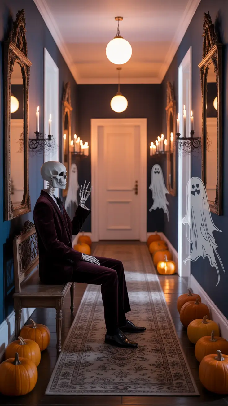indoor halloween decor ideas 2025 Entryway Eeriness: Your First Scare Of 2025