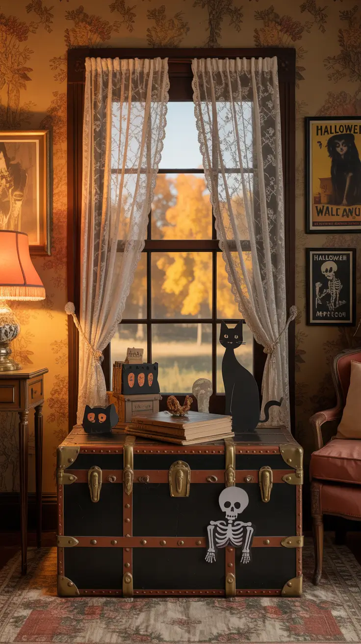 indoor halloween decor ideas 2025 Vintage Halloween Vibes For Nostalgic Spirits