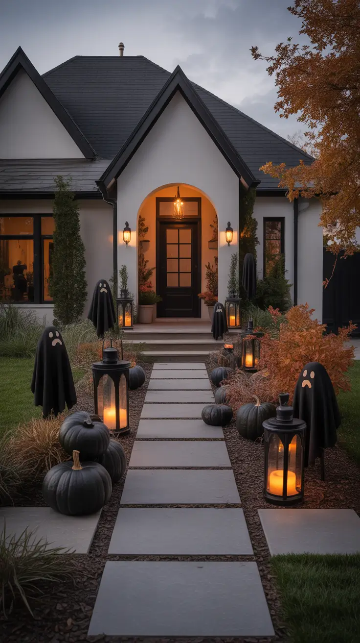 outside halloween decorations ideas 2025 Spooky Yet Stylish