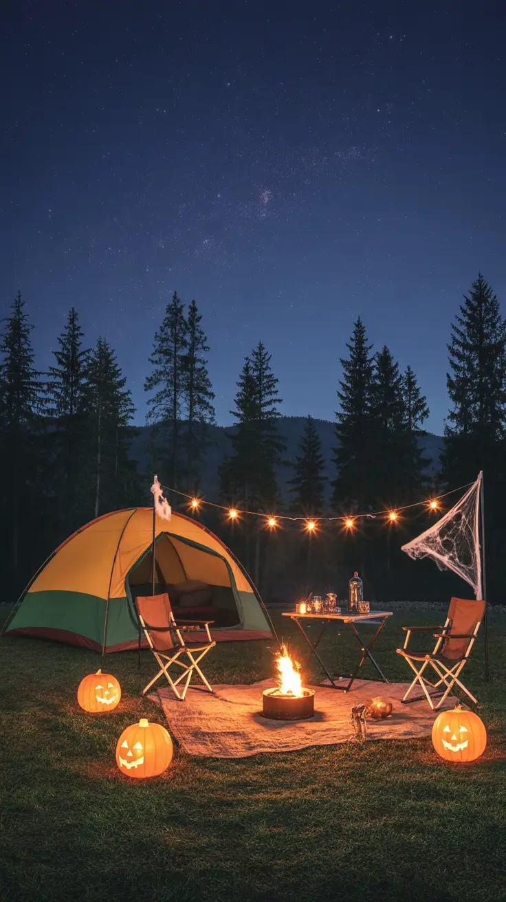 outside halloween decorations ideas 2025 Tent Decorating Ideas for Halloween Campouts