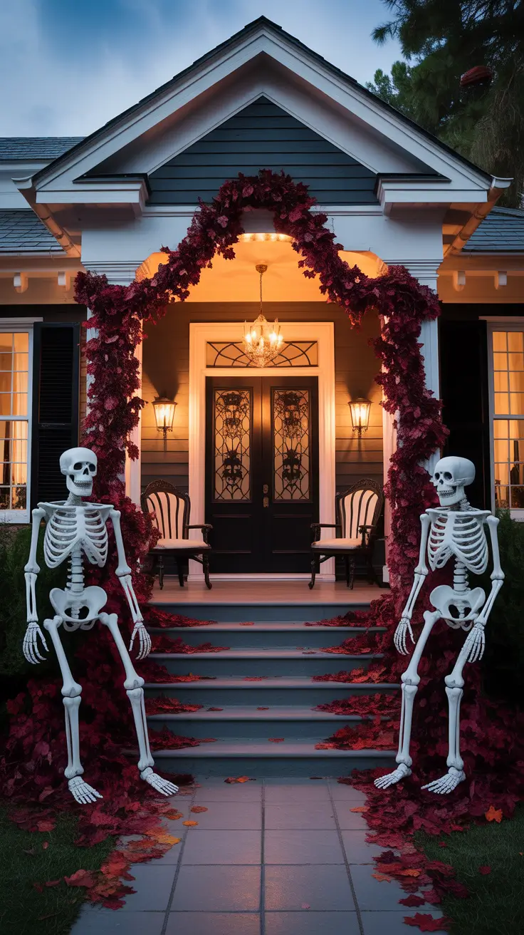 outside halloween decorations ideas 2025 Porch Decorating for Trick-or-Treat Royalty