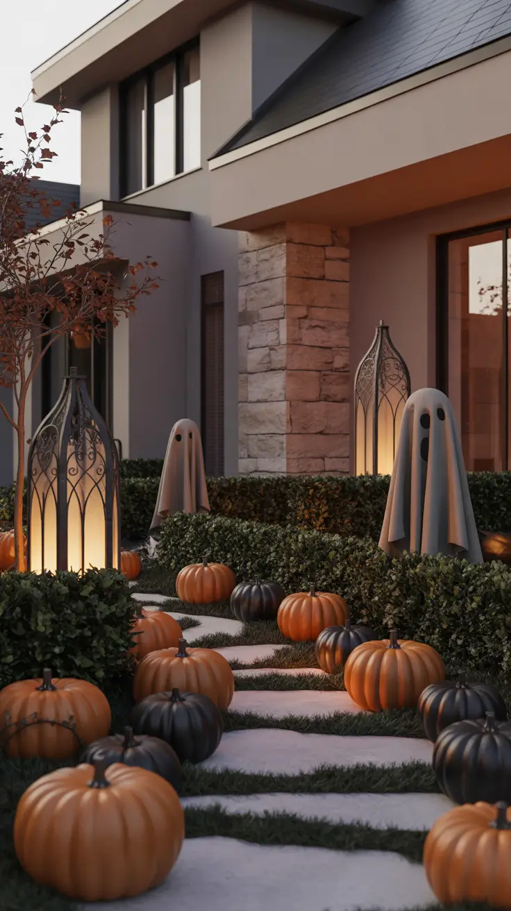 outside halloween decorations ideas 2025 Spooky Yet Stylish