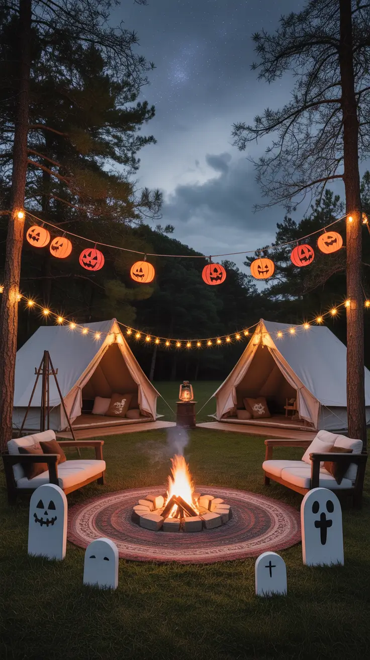 Outside halloween decorations ideas 2025 Campsite Decorating Ideas for Outdoor Halloween Getaways