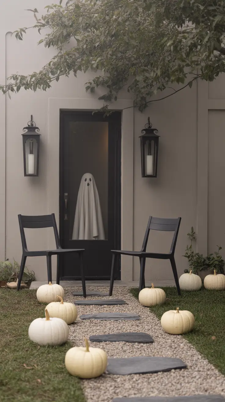 Outside halloween decorations ideas 2025 Minimalist Halloween Yard Decor That Still Spooks