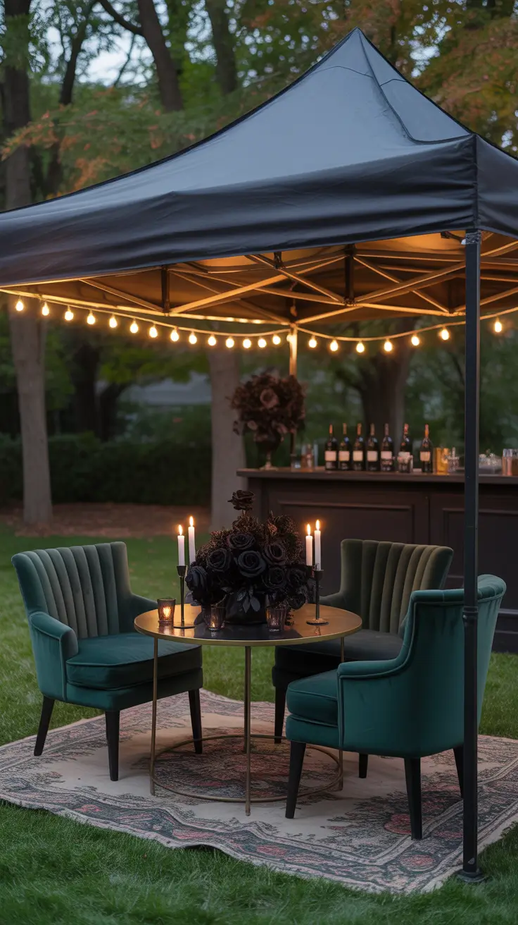 outside halloween decorations ideas 2025 Adults-Only Halloween Theme Decor for Your Backyard