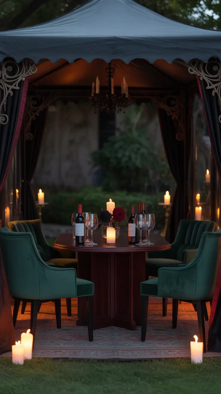 outside halloween decorations ideas 2025 Adults-Only Halloween Theme Decor for Your Backyard